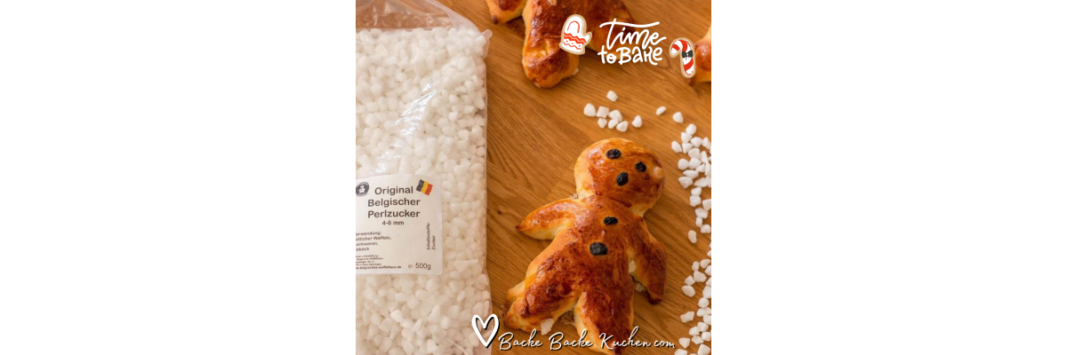 Rezept für Weckemänner mit Perlzucker von Steffi - Backe Backe Kuchen - Weckemänner mit Perlzucker