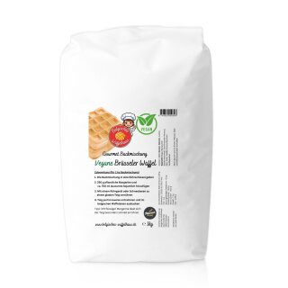 Gourmet Backmischung  Vegane Brüsseler Waffel 1 kg