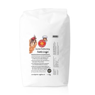 Gourmet Backmischung  Bubble Waffel 1 kg