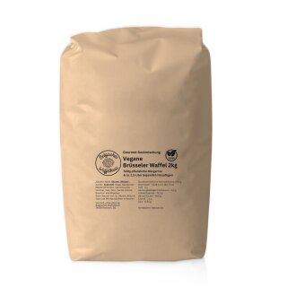 Gourmet Backmischung  Vegane Brüsseler Waffel 2 kg